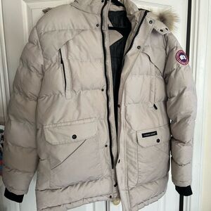 Canada Goose Men's Beige Parka